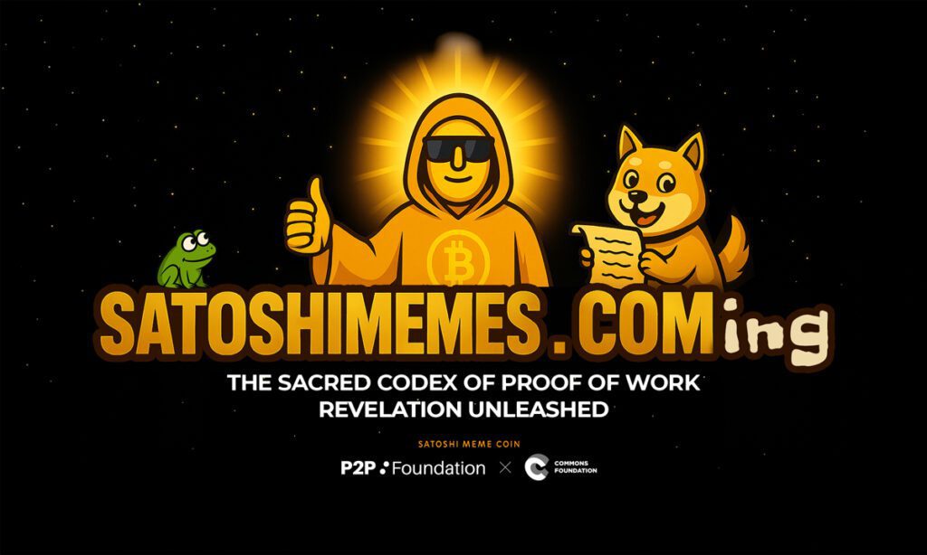 Atoshimeme ($satoshi) appears and declares "nakamoto satoshi's return."