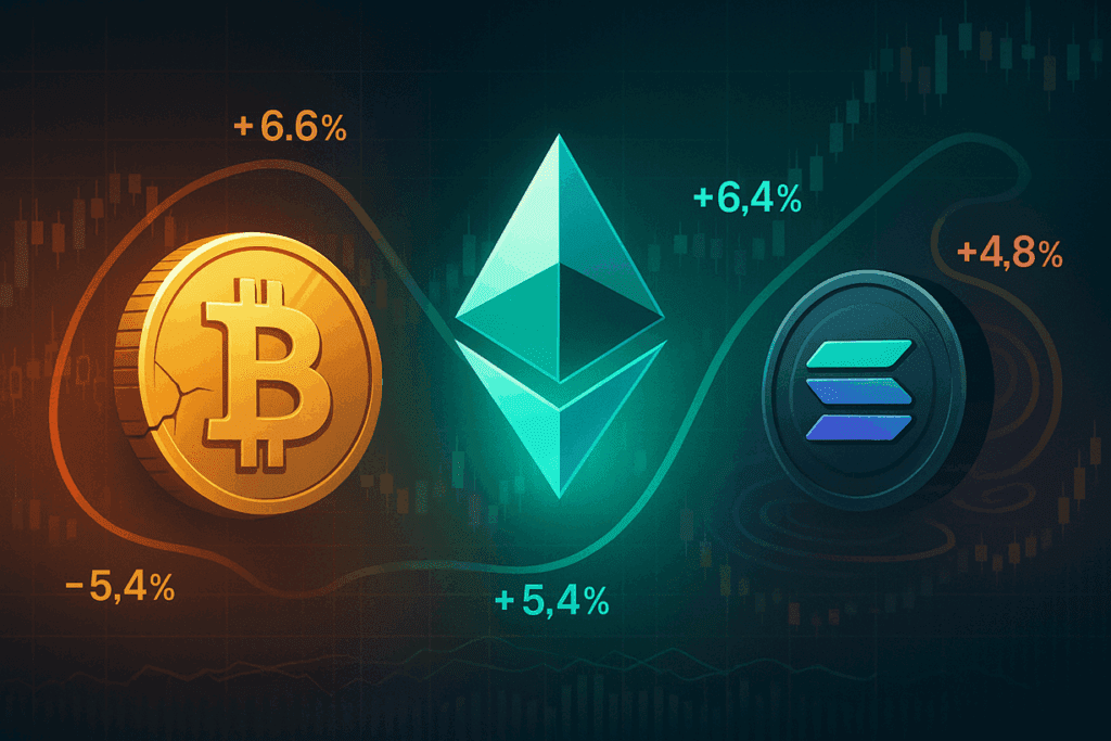 Bitcoin Vs Ethereum Vs Solana