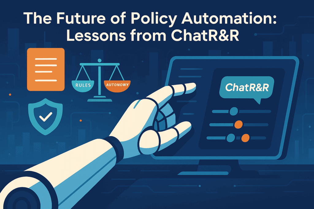 The Future of Policy Automation: Lessons from ChatR&R