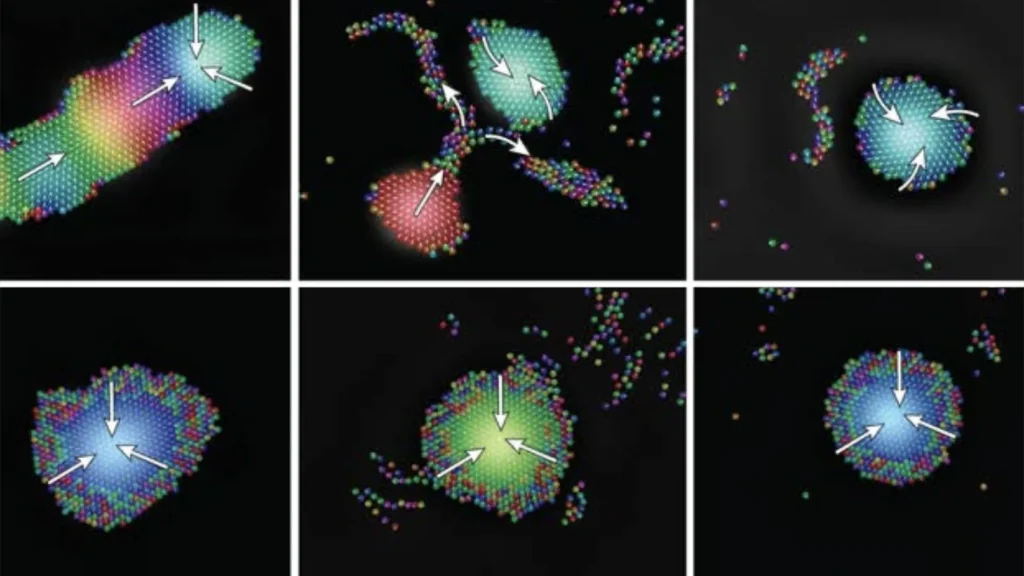 Tiny “talking” robots form shape-shifting swarms that heal themselves