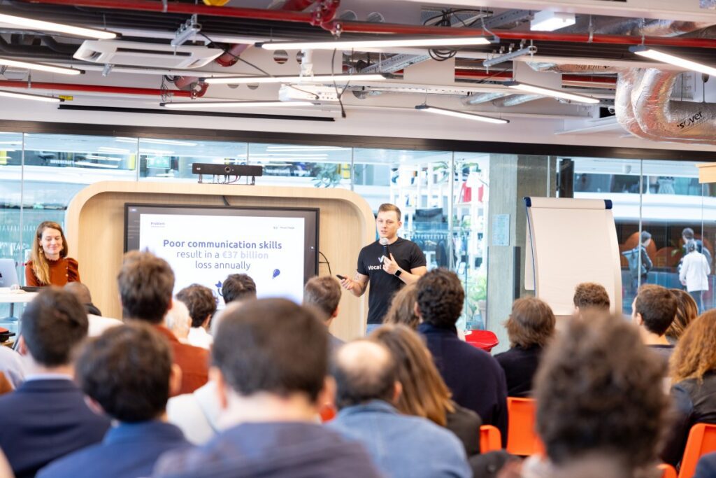 Vocal Image CEO Nick Lakhoikaat AI Startup Program launch event