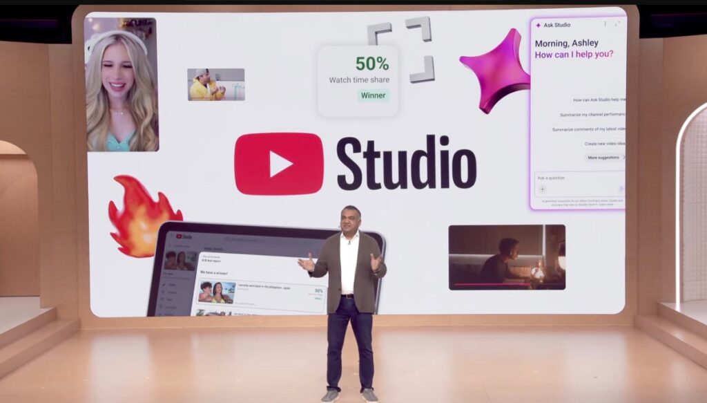 YouTube rolls out Studio updates, 'likeness' detection, lip synced dubs, creator collabs and more