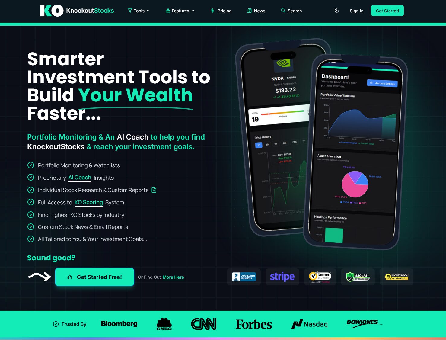 KnockoutStocks vs TipRanks: Which Stock Research Platform Is Better in 2026? 1 home
